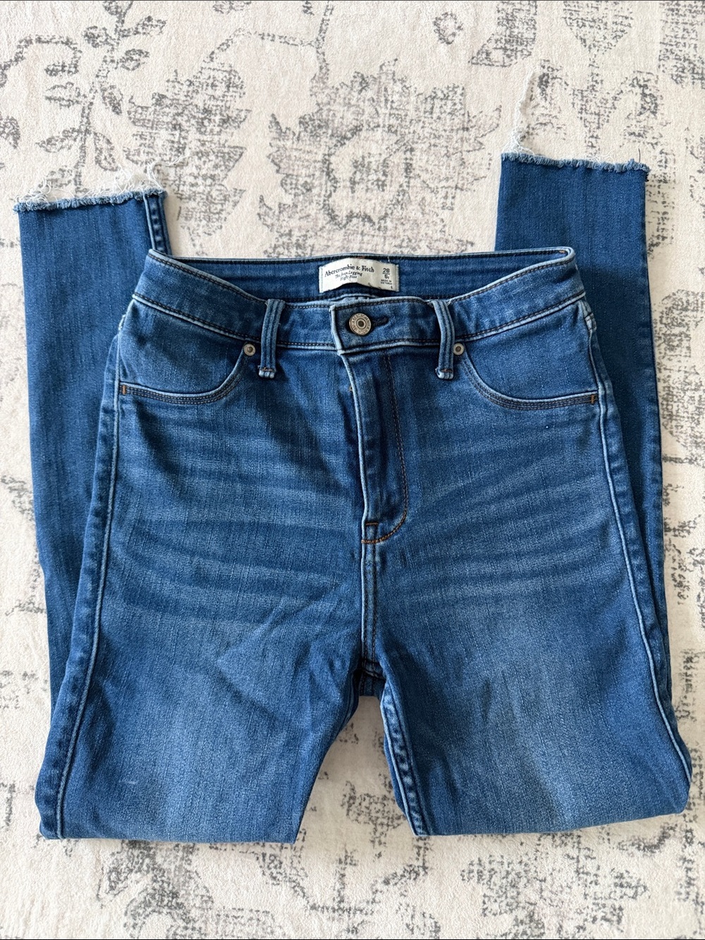 Abercrombie & Fitch Women's Skinny Jeans - Blue Wash